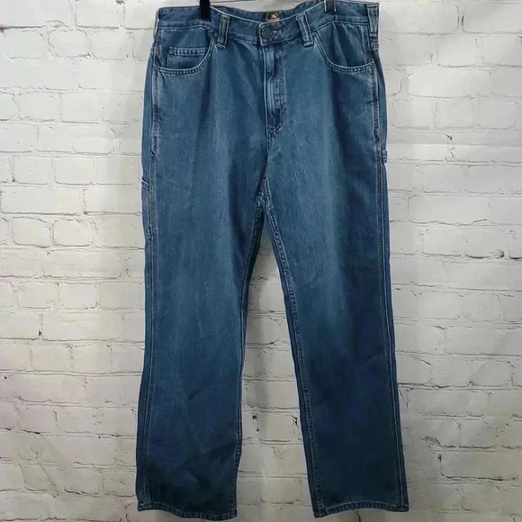 Ridgecut Jeans Toughwear Carpenter Straight Work Utility Denim Men's Size 36x32 - Picture 1 of 12